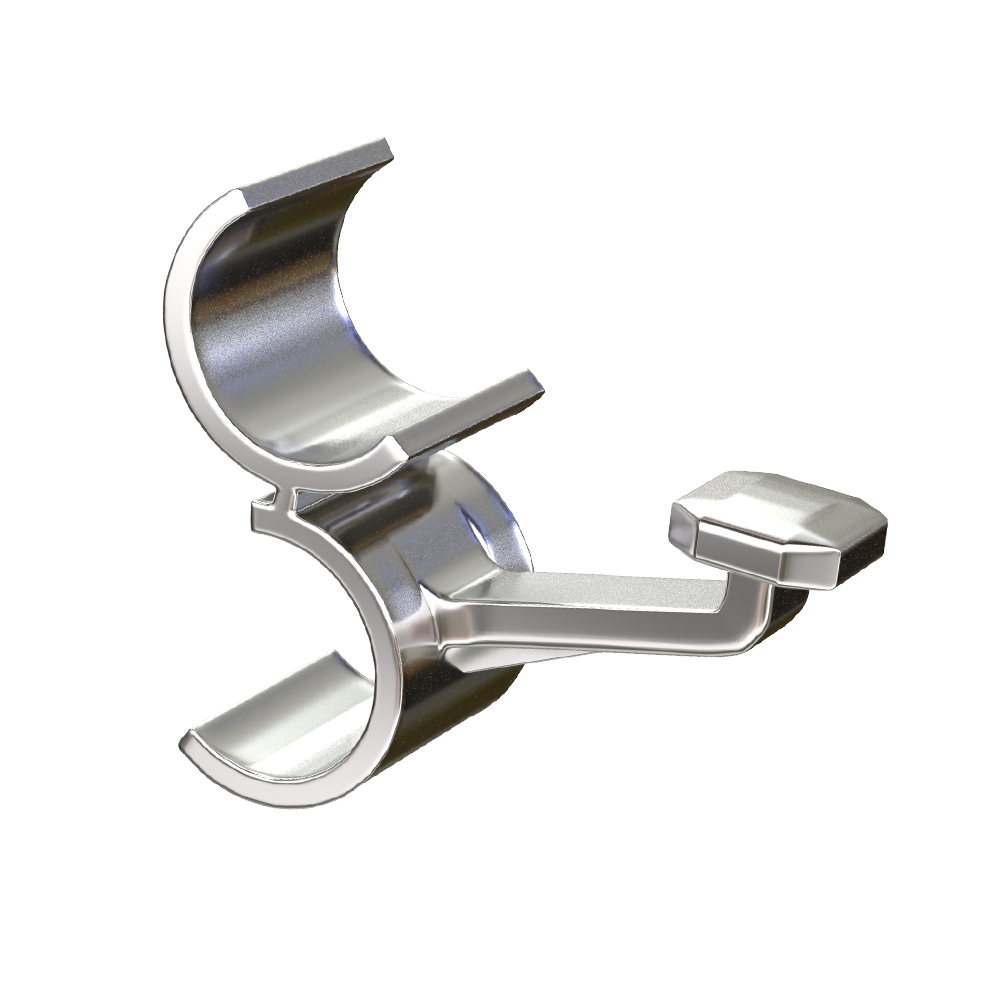 Termoappendino CROMO x termoarredo BL 2p