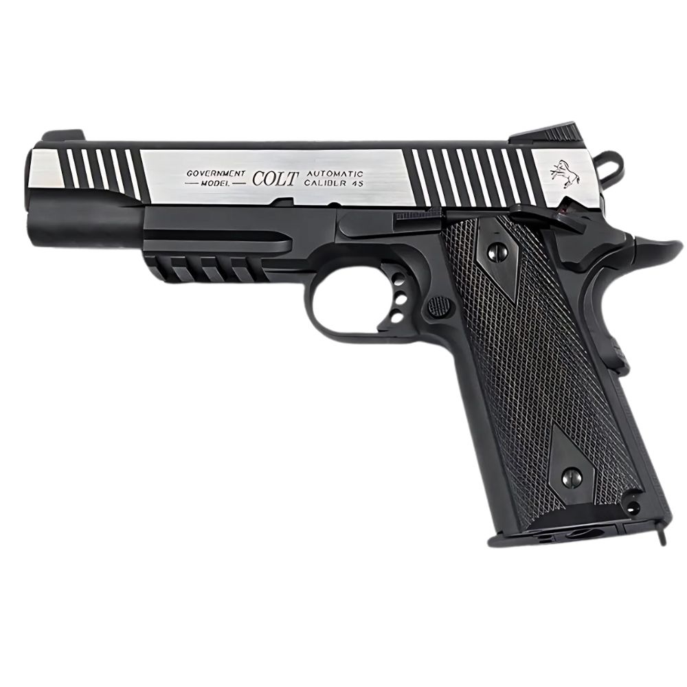 Pistola softair Colt 1911 Rail Gun a CO.