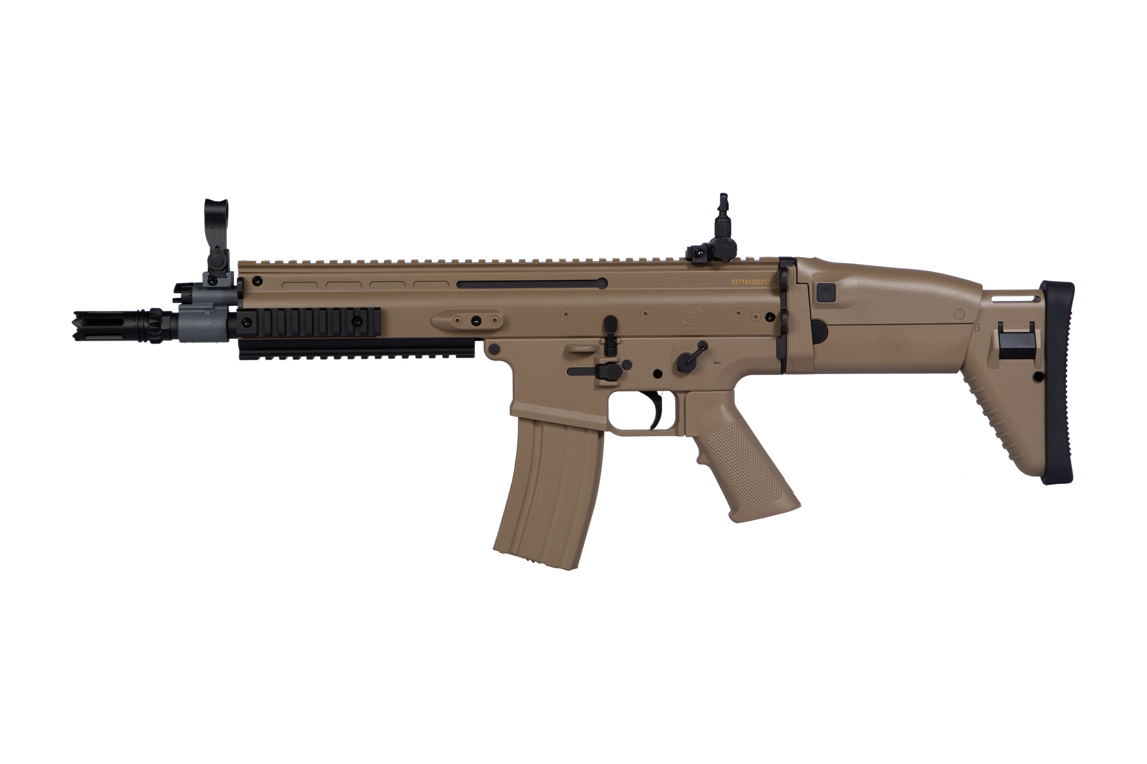 FNSCAR Tan AEG FullAuto ABS Batt+Carbatt