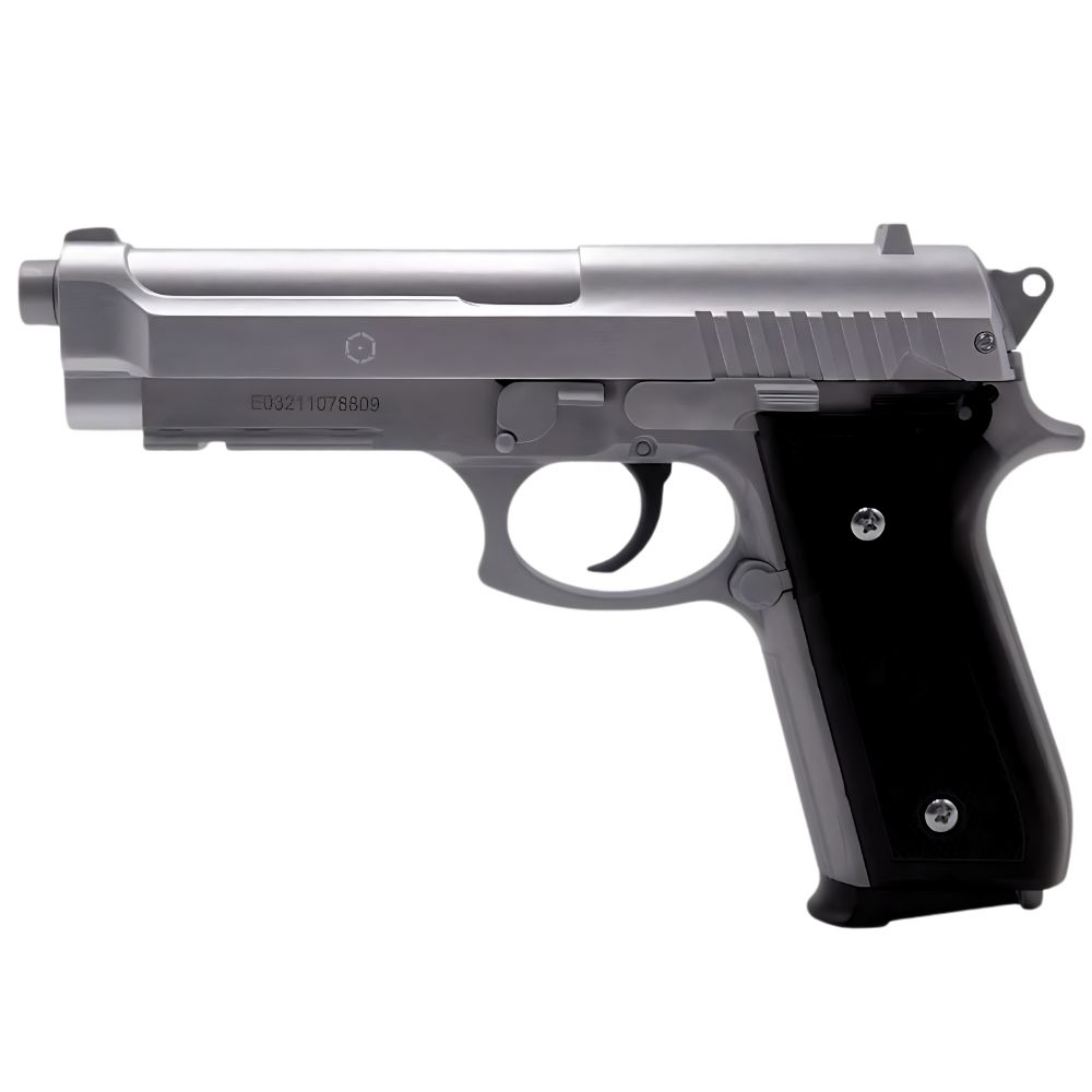 Pistola softair Cybergun PT92 HPA a molla - Argento
