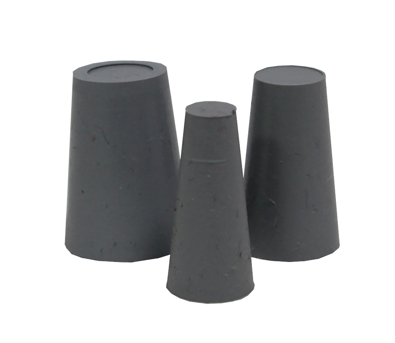 'SET 3 tappi in gomma per canne e silenziatori