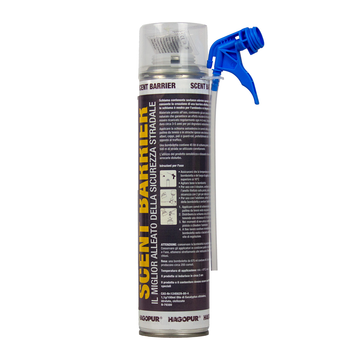 Scent Barrier Vario, schiuma spray con beccuccio dosatore, verde, 675 ml