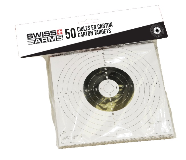 Cardboard targets (x50) 14x14 for BB sho