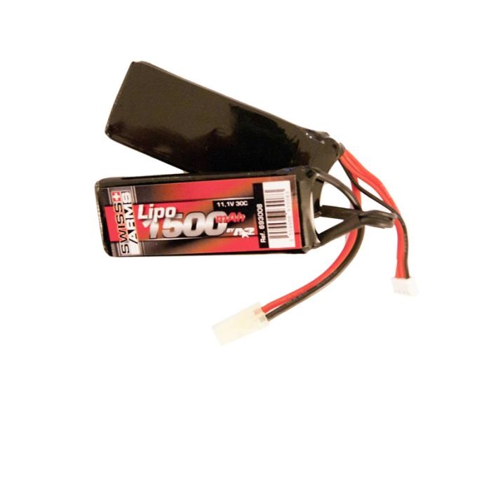 batteria lipo 1500 11.1 v 30c doppia cel