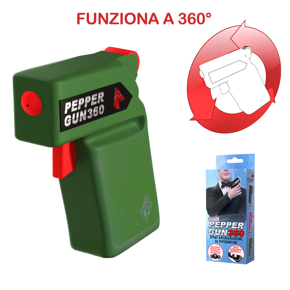 Pepper Gun - O.C Spray ml - Green