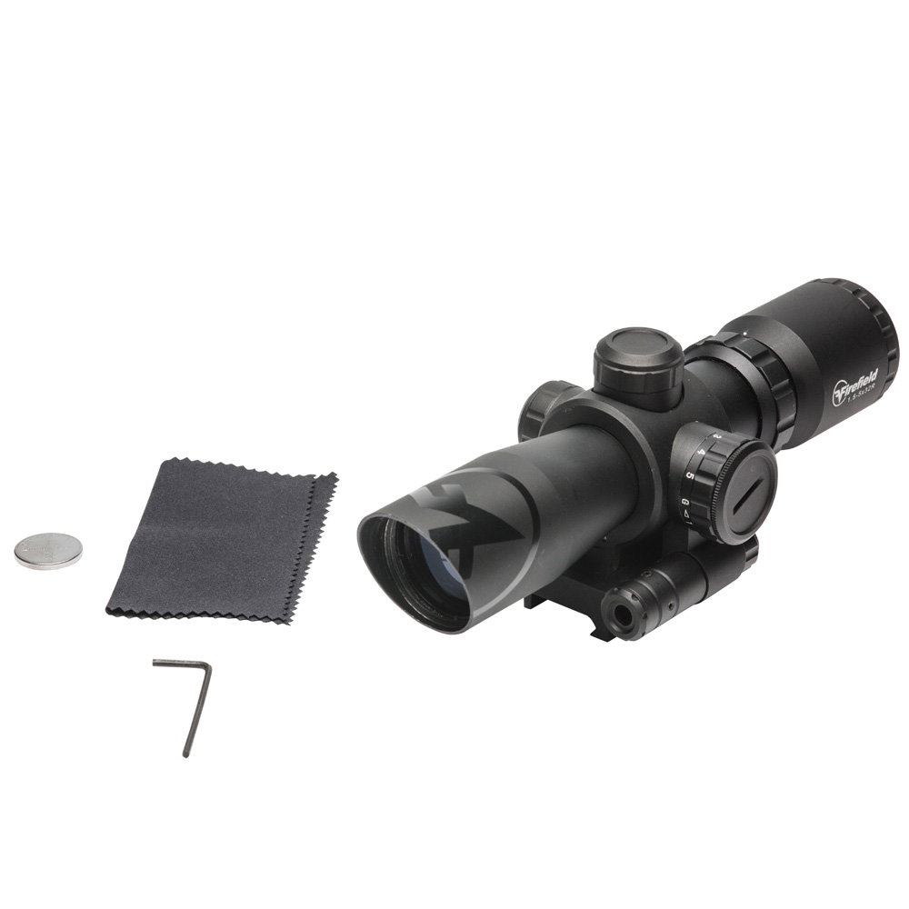 Firefield Barrage 1.5-5x32 Riflescope with Red Laser