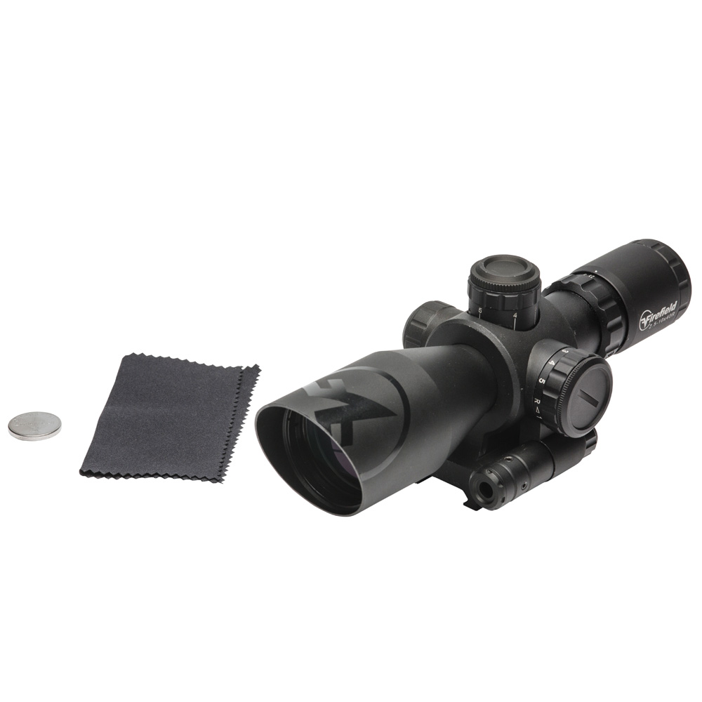 Firefield Barrage 2.5-10x40 Riflescope with Red Laser