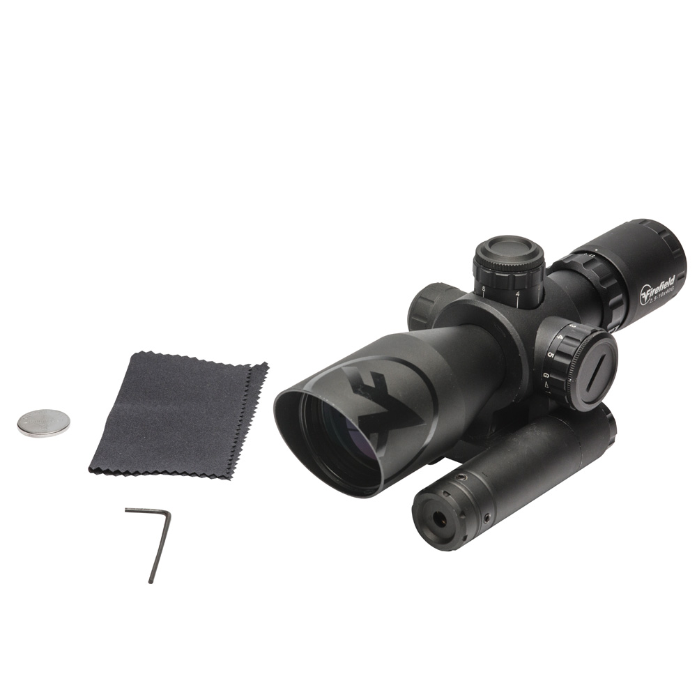 Firefield Barrage 2.5-10x40 Riflescope with Green Laser