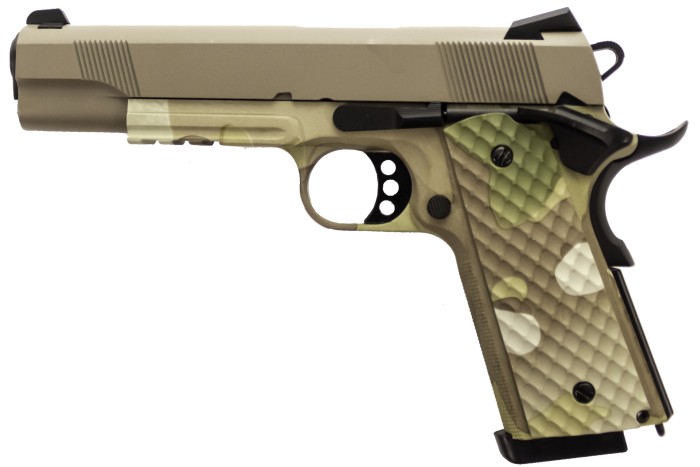 Pistola softair Raven MEU-R a gas - Mimetico/Tan