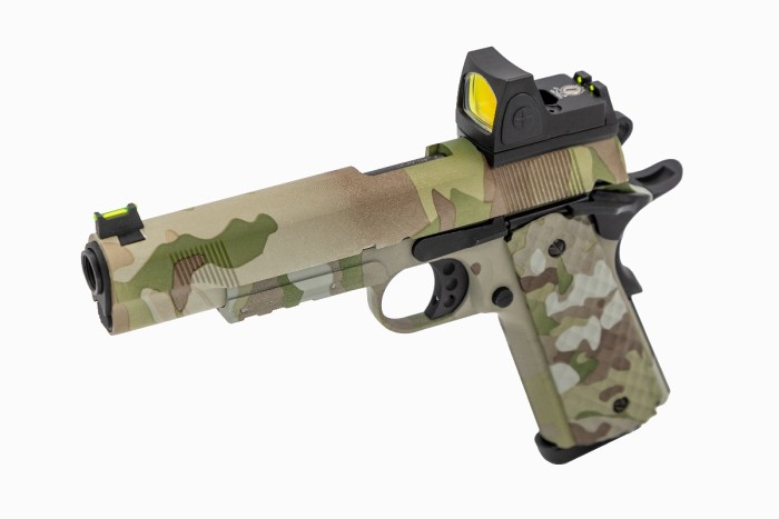 Pistola softair Raven MEU-R a gas + RDS - Mimetico