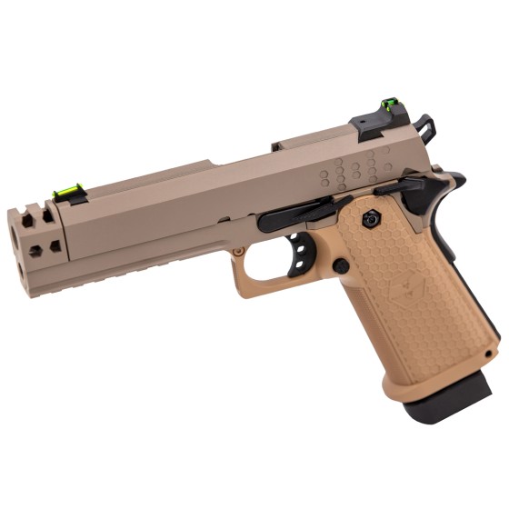 Pistola softair Raven HI CAPA Hex Comp a gas - Tan