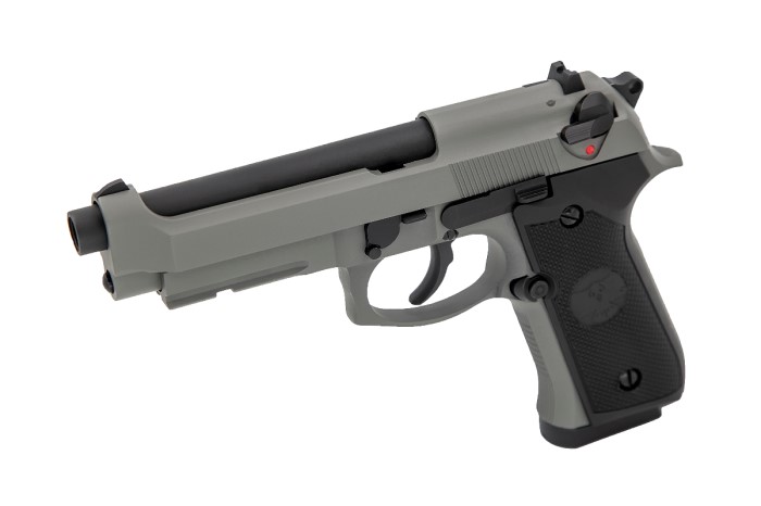 Pistola softair Raven R9 a gas GBB - Grigio