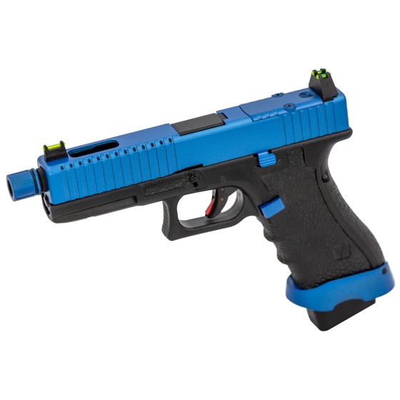 Pistola softair Vorsk EU7 Tactical a gas - Blu