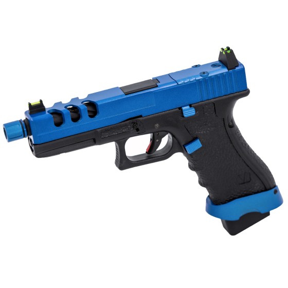 Pistola softair Vorsk EU7-V a gas GBB - Blu