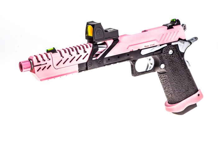 Pistola softair Vorsk Hi-Capa 7.0 TITAN a gas + RDS - Rosa