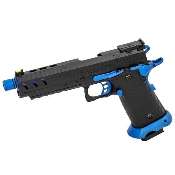 Pistola softair Vorsk CS Hi-Capa CS Vengeance 5.1 GBB - nero/blu