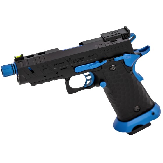 Pistola softair Vorsk CS Hi-Capa Vengeance 3.8 Compact - nero/blu